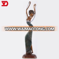 High quality arts and craft bronze dancer statue for sale