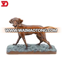 High quality life size bronze hound dog statue