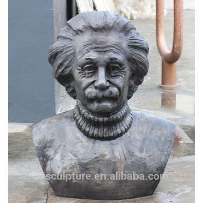 Best quality bronze Albert Einstein bust sculpture