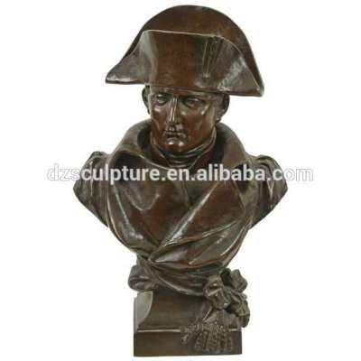 metal crafts bust napoleon bronze sculpture for sale