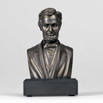 famous Bronze casting president Lincoln bust statue